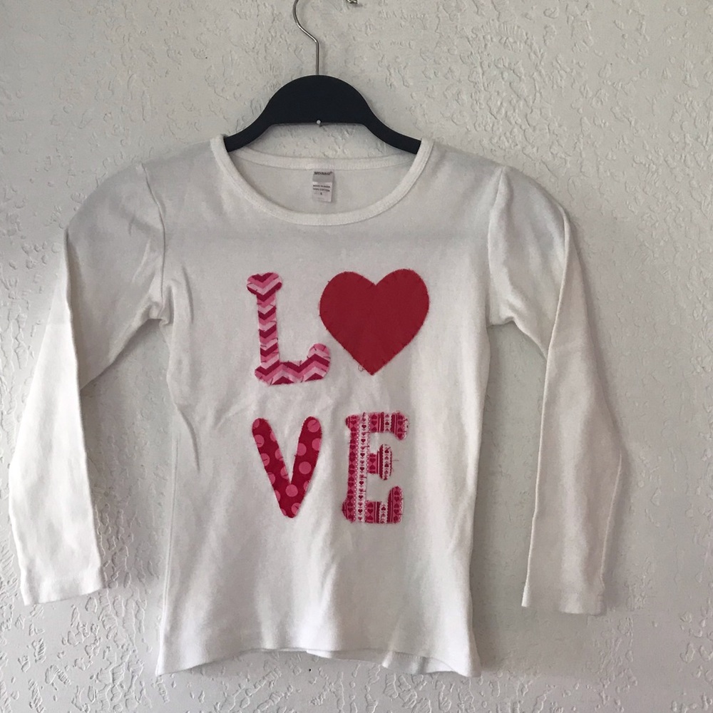 Monag size 6 Love shirt
